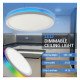 Plafón LED 18W RGB+CCT con control remoto y chip Lumileds