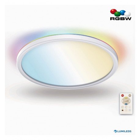 LED Ceiling Light 18W RGB+CCT with Remote (Lumileds)