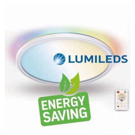 LED Ceiling Light 18W RGB+CCT with Remote (Lumileds)