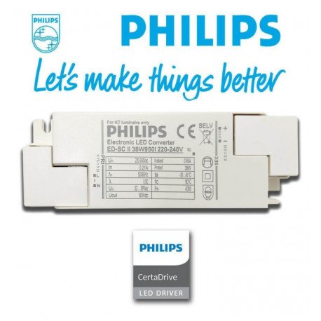 Panel LED 120x30 40W pack 6 Philips Driver, luz uniforme