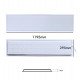 Led-paneel 120x30 40W pack 6 Philips-driver, uniforme lichtverdeling