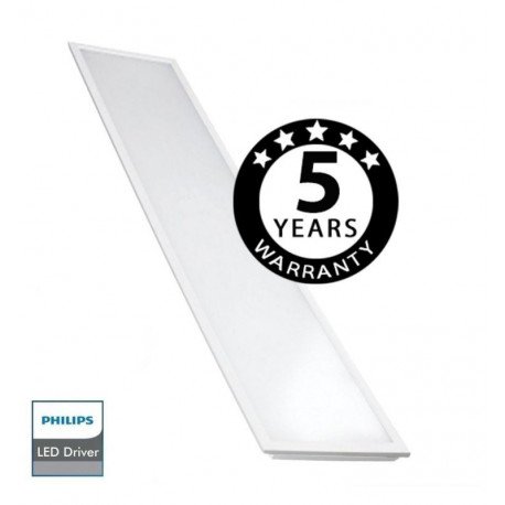 Led-paneel 120x30 40W pack 6 Philips-driver, uniforme lichtverdeling