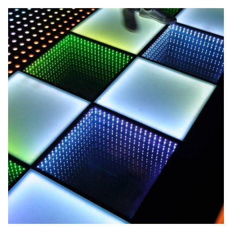 Commercieel led-vloerelement 3D Infinity RGB met diep effect (1 m²)