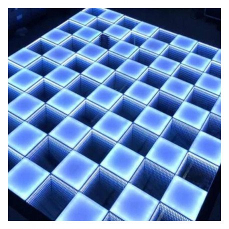 Commercieel led-vloerelement 3D Infinity RGB met diep effect (1 m²)