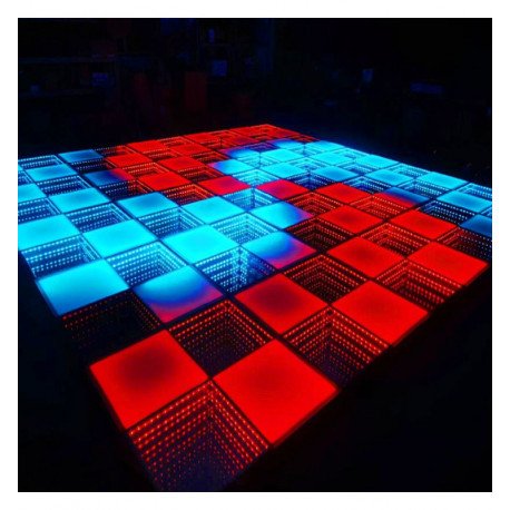 Commercieel led-vloerelement 3D Infinity RGB met diep effect (1 m²)