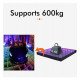 LED-vloer 3D Infinity STARS goud voor events 1 m²