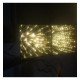 LED-vloer 3D Infinity STARS goud voor events 1 m²