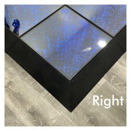 InfinityLED Hoek rechts voor vloer (3D) zwart