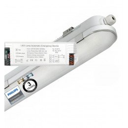 LED noodverlichtingsbalk waterdicht 40W CCT 120cm Philips Driver