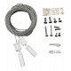 Universele LED-hanglamp kit wit met kabel 3 m (set 2)