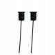 Universele led-hangkit zwart met kabel 3 m (set 2)