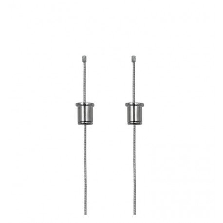 Kit colgante universal LED plata con cable 3m (pack 2)