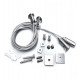 Universele LED-hangset zilver met kabel 3 m (set 2)