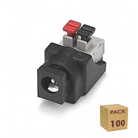 AC/DC Female Jack Connector (Quick-Press)
