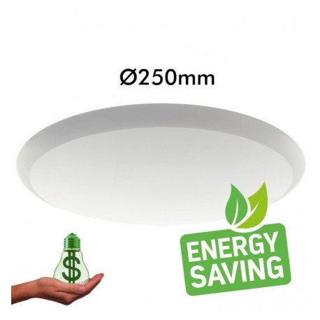 Plafondlamp LED opbouw IP65 CCT selecteerbaar 20W/16W/12W