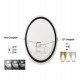 Plafondlamp LED opbouw IP65 CCT selecteerbaar 20W/16W/12W