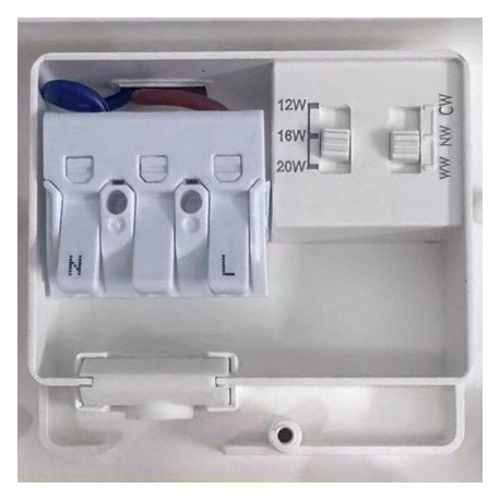 Plafondlamp LED opbouw IP65 CCT selecteerbaar 20W/16W/12W