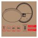 Plafondlamp LED opbouw IP65 CCT selecteerbaar 20W/16W/12W