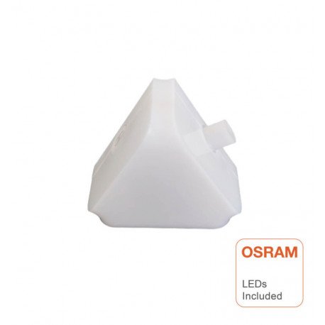 Conector LED integrado triangular 1.5W para regletas ARTISTIC