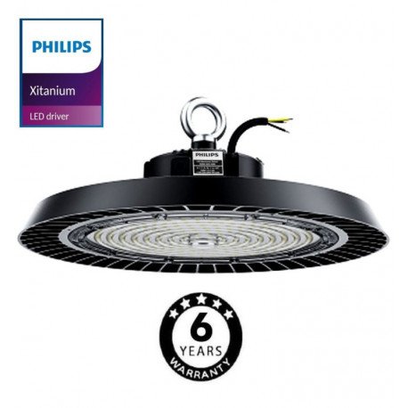 LED high-bay UFO 200W industrieel 1-10V dimbaar 170 lm/W