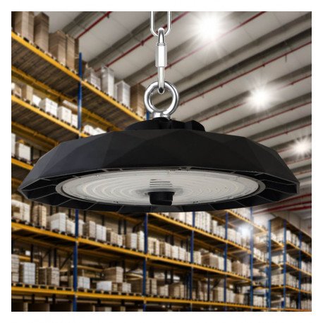 led high-bay UFO 200W/150W/100W IP65 dimbaar 1-10V