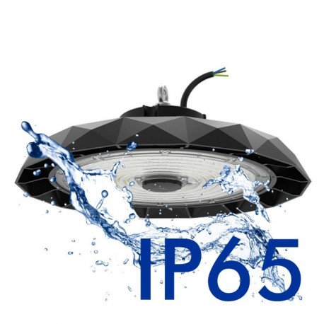 led high-bay UFO 200W/150W/100W IP65 dimbaar 1-10V