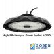 led high-bay UFO 200W/150W/100W IP65 dimbaar 1-10V