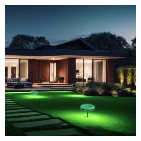 Piek solar led voor tuin RGB+CCT IP65 met 10 kleuren