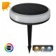 Piek solar led voor tuin RGB+CCT IP65 met 10 kleuren