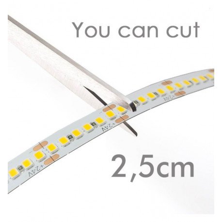 Ledstrip 24V 20W/m SMD2835 238 leds/m 5m IP20 (interieur)