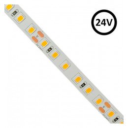 Ledstrip 24V 12W/m voor interieur, 5m IP20 SMD2835