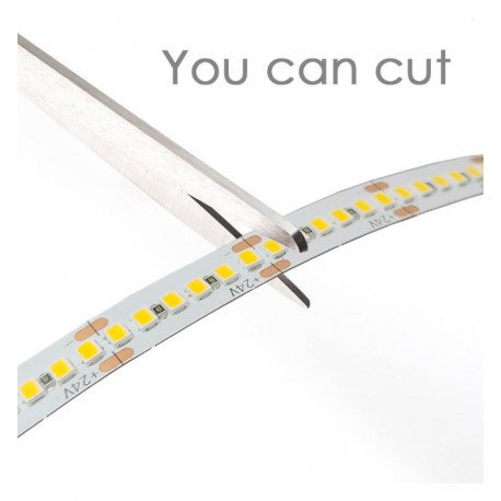 Tira LED 24V 12W/m para interior, 5m IP20 SMD2835