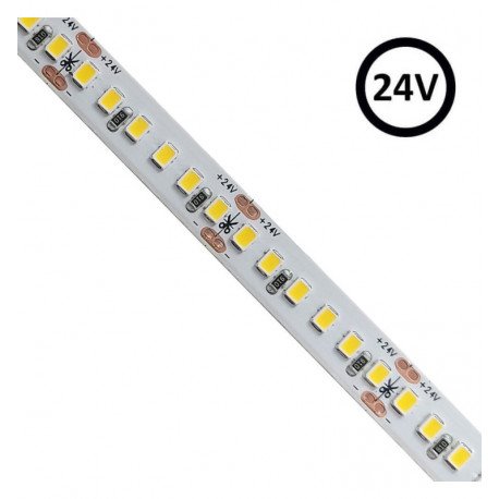 Ledstrip 24V 16W/m SMD2835 182 LED/m 5m IP20 (interieur)
