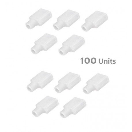 Tapa inicial Tira LED silicona 10mm-12mm para exterior IP