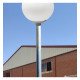 Columna troncocónica galvanizada 3 m para farola exterior