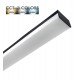 Regleta Lineal LED 18W BERGEN negra CCT seleccionable 59cm