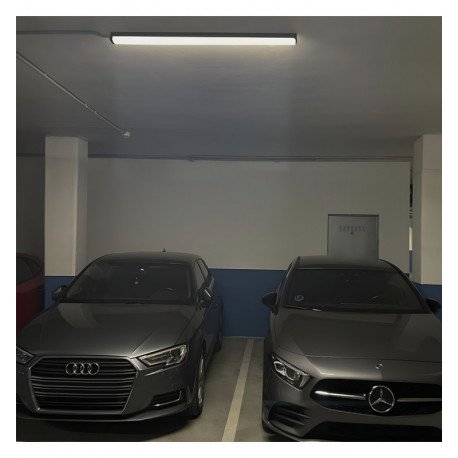 LED Linear Light Bar 18W BERGEN Black 59cm CCT Selectable