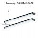 Lineaire led-regel 36W CCT zwart 119cm BERGEN