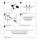 LED Wall Light 18W with Selectable CCT IP65