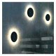 Aplique LED de pared 9W MOON CCT seleccionable IP65 exterior