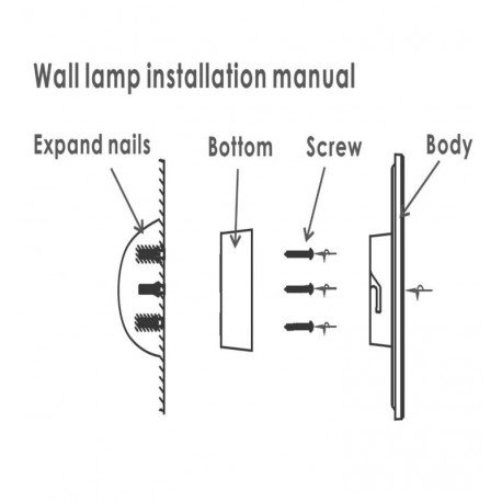 LED Wall Light 9W MOON Selectable CCT IP65