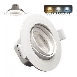 LED Downlight 7W Circular Adjustable CCT Selectable