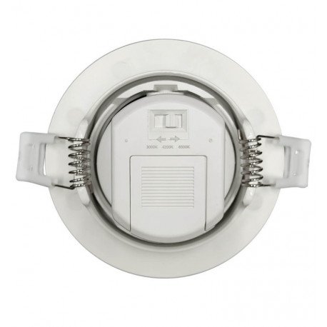 Downlight LED 7W circular orientable blanco CCT seleccionable