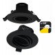 LED Downlight 7W Black Circular UGR19 CCT Selectable