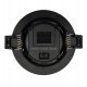 LED Downlight 7W Black Circular UGR19 CCT Selectable