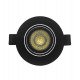 LED Downlight 7W Black Circular UGR19 CCT Selectable