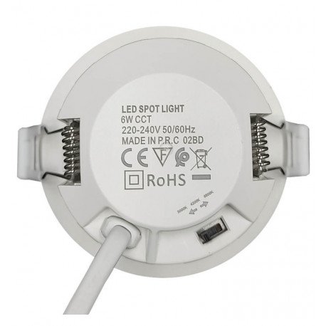 Downlight LED 6W empotrable periscópico direccionable CCT