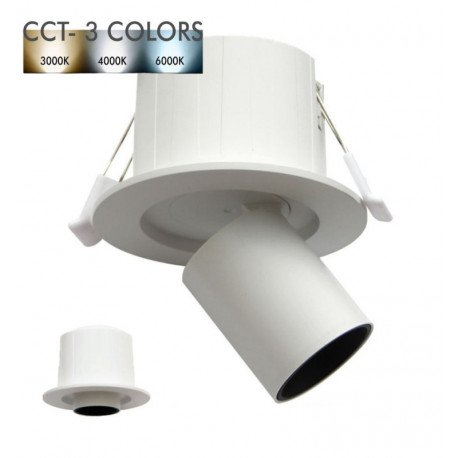 Inbouw downlight LED 6W periscoop-dubbelrichtbaar CCT