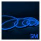 led-neon blauw 5 m 12V met 2,5 cm snijpunten IP65