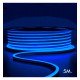 led-neon blauw 5 m 12V met 2,5 cm snijpunten IP65